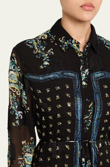 Emilie Drop Waist Long Sleeve Shirt Dress-Dresses-Ulla Johnson-Debs Boutique